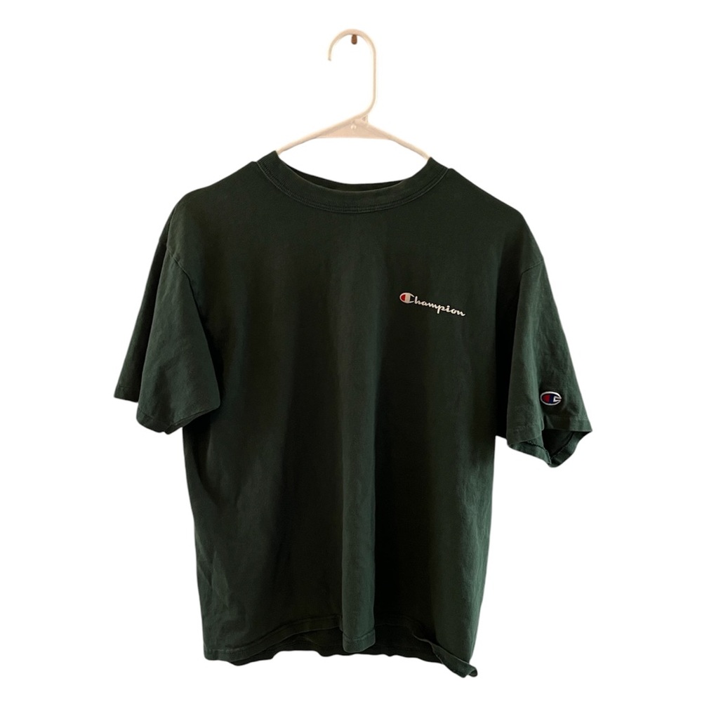 Champion Short Sleeve Tee Green Size Medium